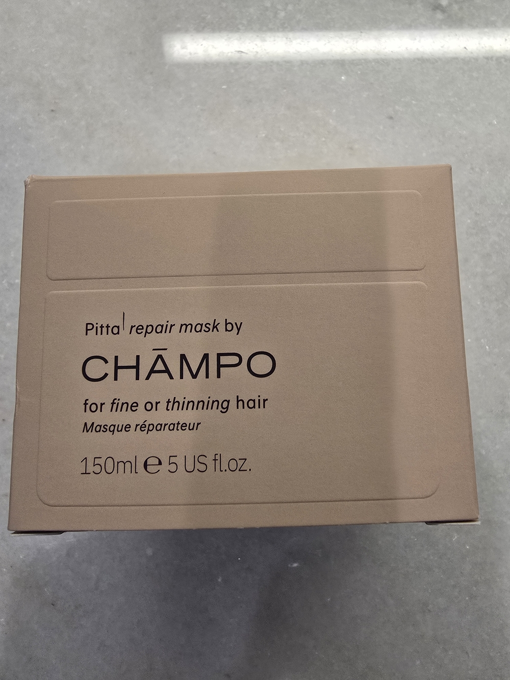 CHAMPO Pitta Repair Hair Mask for Fine or Thinning Hair — Beige